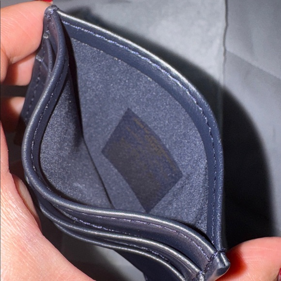 CHANEL GWP Navy Leather Card Holder Nwot - Picture 4 of 8
